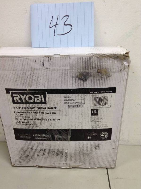 Ryobi 2 12  Straight Finish Nailer