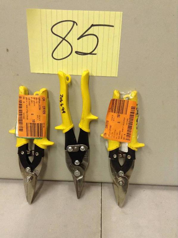 Lot of 3 Wiss 9 Multipurpose Snips