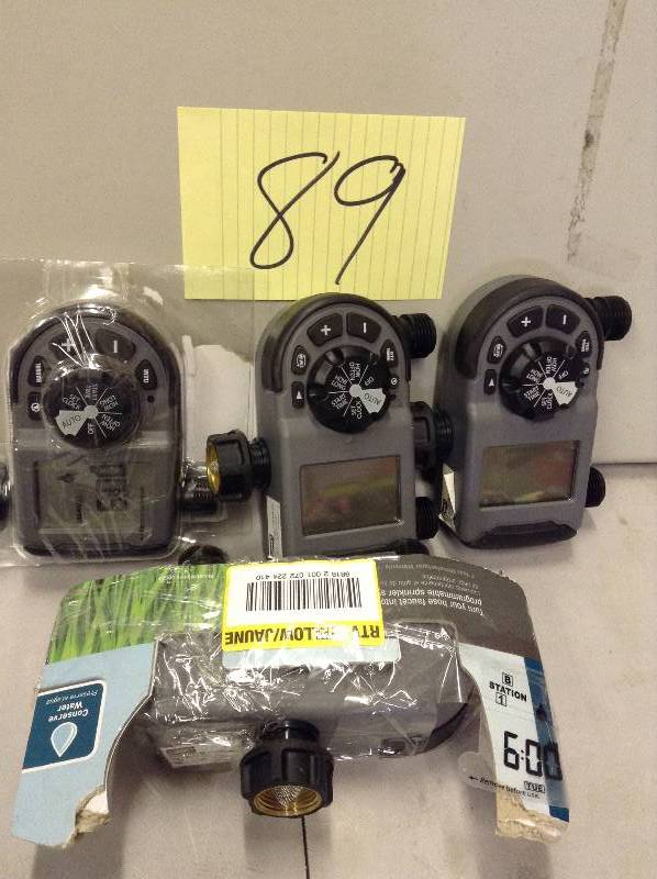 Lot of programmable Sprinklers