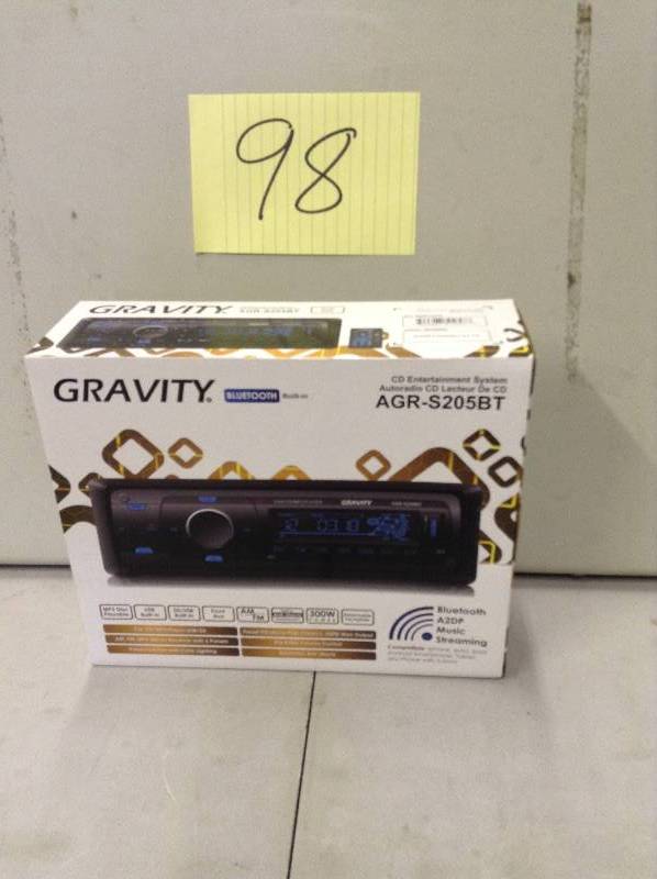 Gravity AGR-S205BT CD Entertainment System New