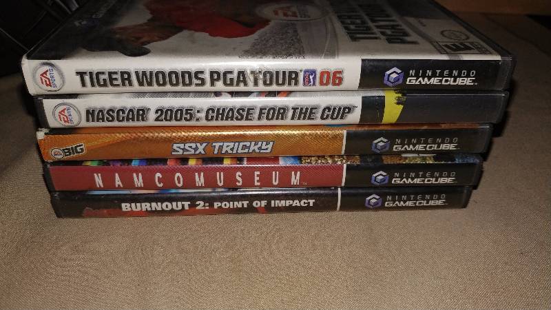 Game Cube with Games