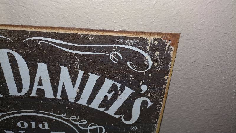 Metal Jack Daniels Sign