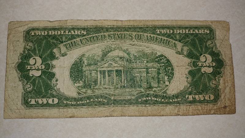 Vintage 1928-G $2.00 Bill