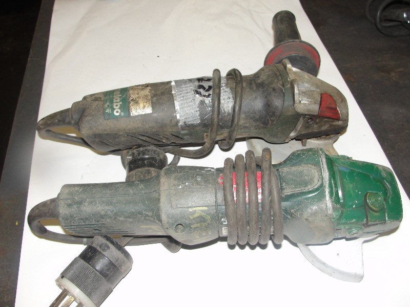 4 and  5 Metabo Grinders