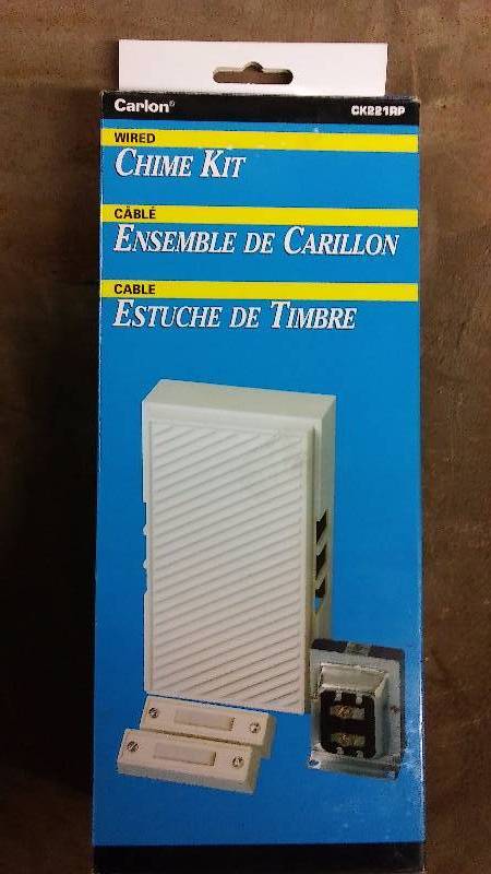 lot 812 image: Doorbell Chime Kit and Outdoor Recessed Electrical Box