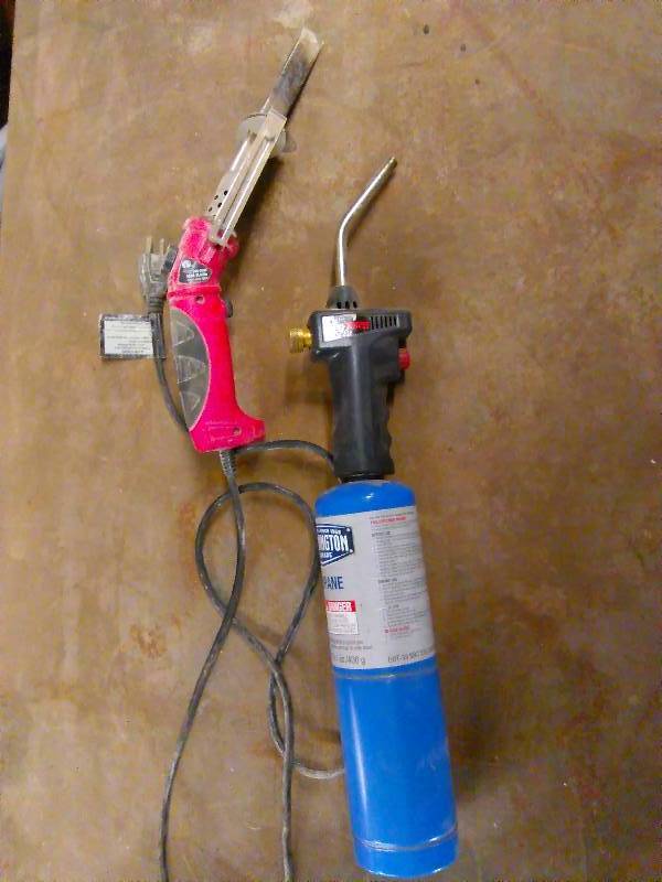lot 30 image: Hot Knife, Electric and Propane Torch (used)