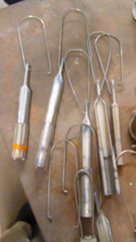 lot 47 image: Aluminum Service Wedge Clamps (approx. 8) and more