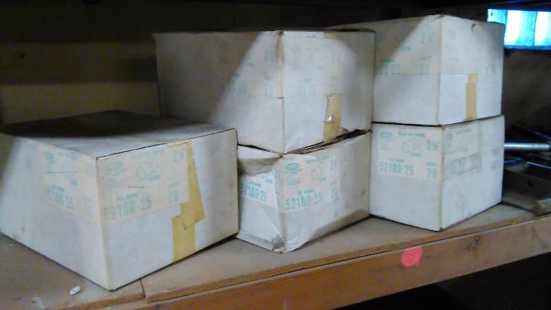 lot 49 image: PVC Molded Stop Coupling, 2.5 in. Qty. 20 per box (5 boxes)