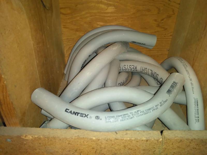 lot 69 image: Cantex 90 Degree Bend, � inch conduit � see pictures