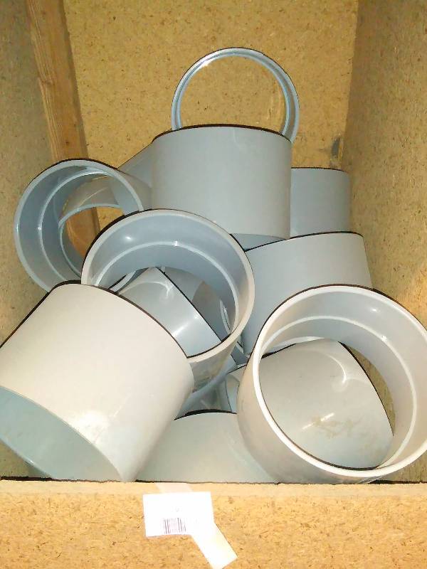 lot 84 image: 6-inch conduit couplers