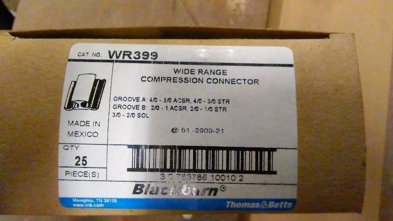 lot 95 image: Blackburn Wide Range Compression Connectors WR399 approx. 45