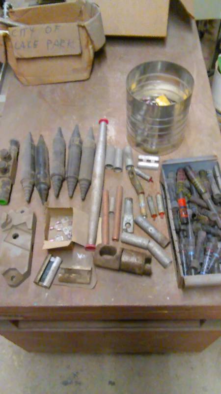 lot 104 image: Misc. Electrical Parts, Homac Flood Seal, conduit sleeves, connectors, and more