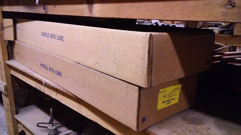 lot 117 image: Lithonia 4 ft. Fluorescent Light Fixtures FS240 A12  430569 (2) New in Box