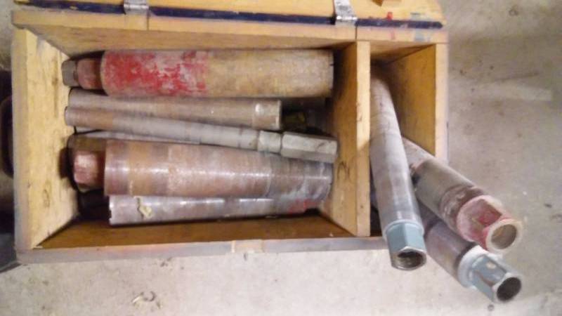 lot 119 image: Bore Hole Bits, (12) (does not include box)