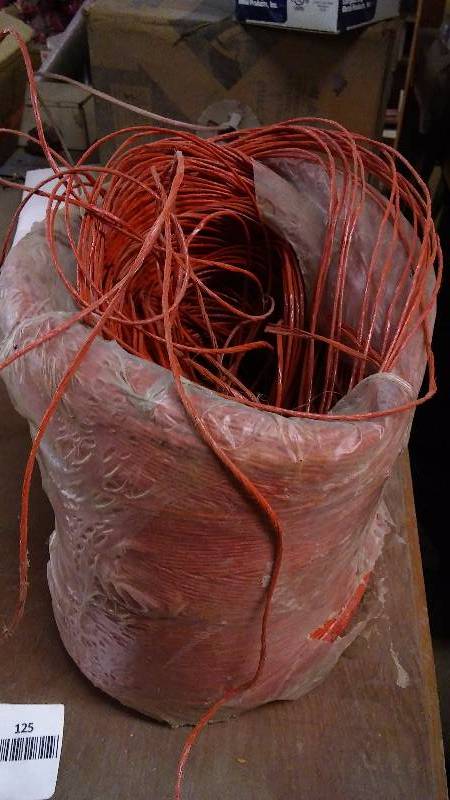 lot 125 image: Polyester Twine- red