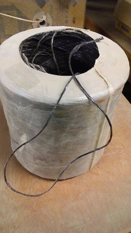 lot 126 image: Polyester Twine- black