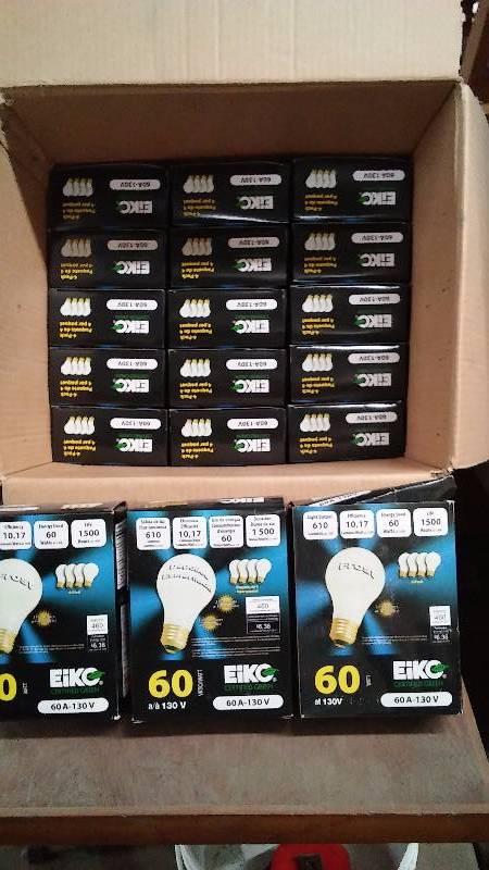 lot 144 image: Eiko Bulbs � 4 pack 60W (22)
