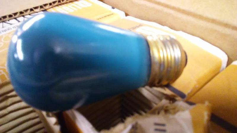 lot 145 image: Incandescent Bulbs 11W by Sylvania 118 green bulbs