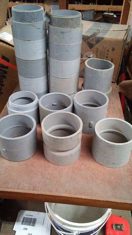 lot 165 image: 3.5 Inch Conduit Fittings