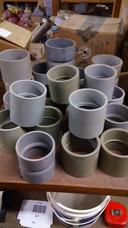 lot 166 image: 3 and 3 � Inch Conduit Fittings