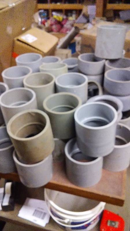 lot 168 image: 3 Inch PVC Couplings