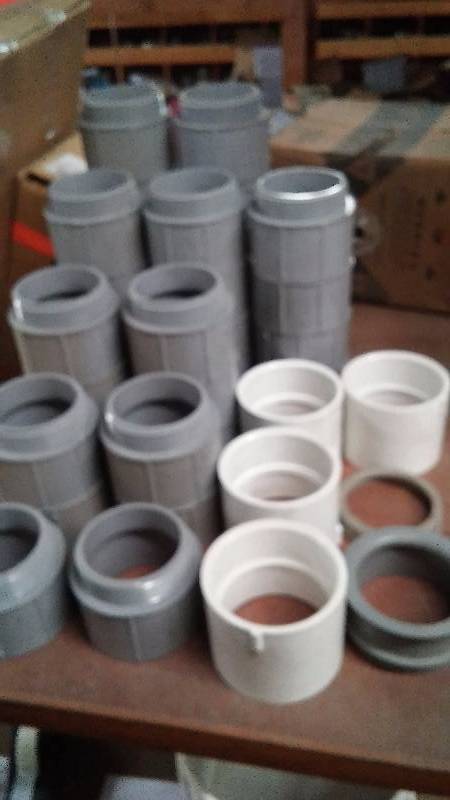 lot 169 image: 3 Inch Male Threaded Couplers