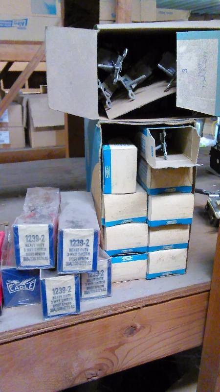 lot 198 image: Misc. Single Pole Switches and more