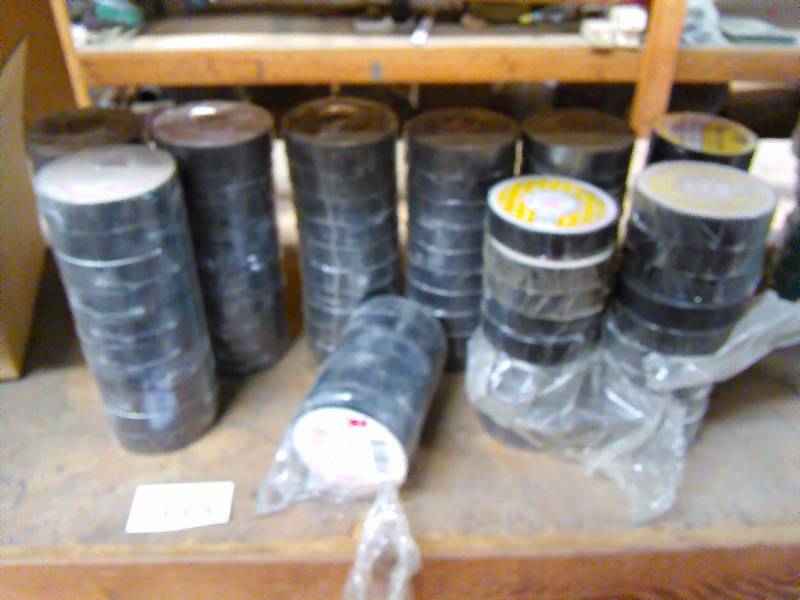 lot 205 image: Electrical Tape � Black (95 rolls)
