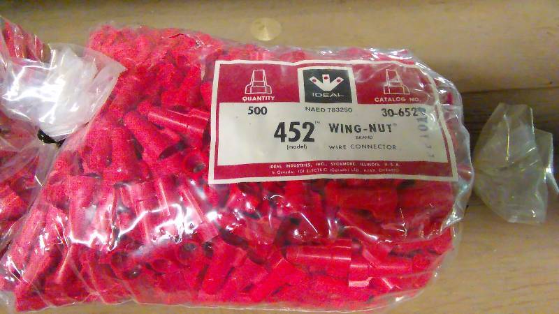 lot 200 image: Wire Nuts � Red (approx. 1300)