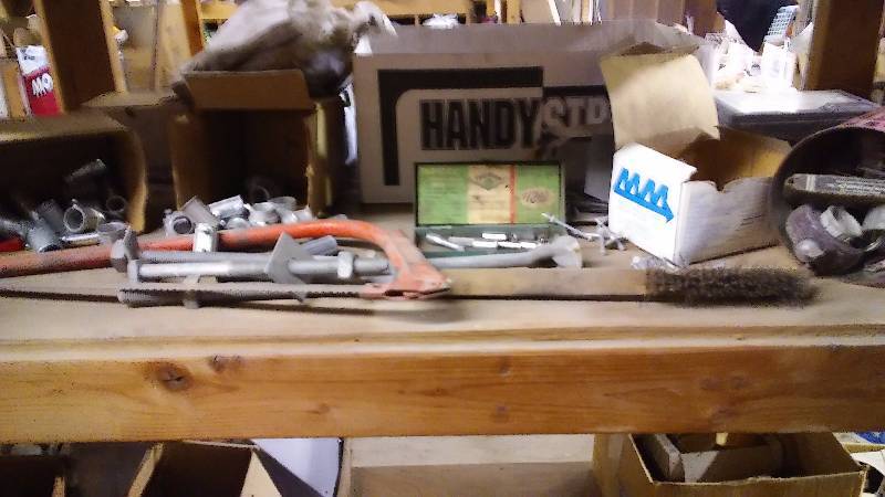 lot 236 image: Hand Tools, Conduit Connectors, Nail and more