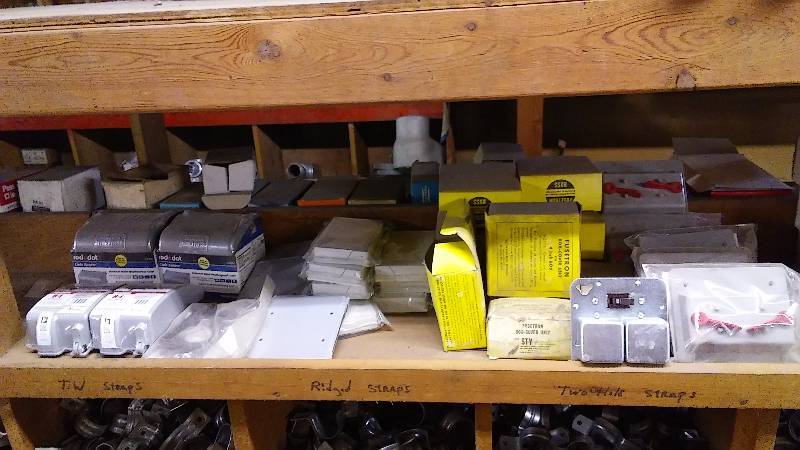 lot 270 image: Exterior Waterproof Boxes, Box Cover�s, and Cantex weatherproof Double Toggle