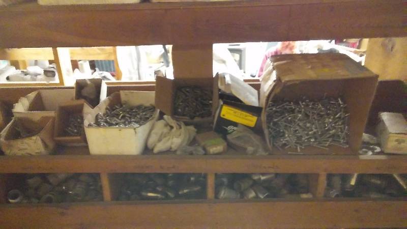 lot 300 image: Multiple boxes misc. screws and bolts