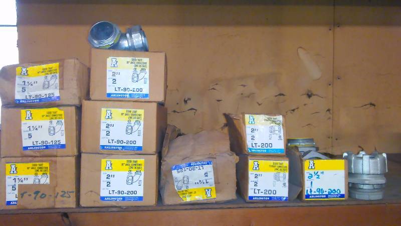 lot 351 image: Liquid Tight Elbows 2 inch (15) and 1 � - See pictures for more details.