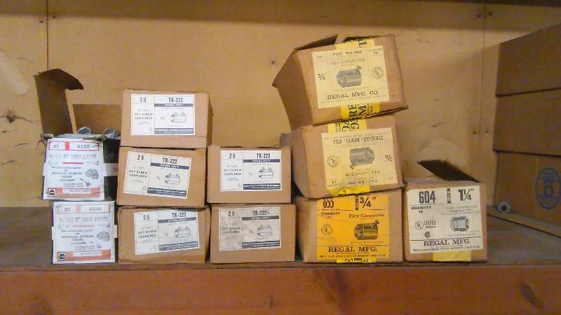 lot 355 image: Elbows, Couplings, �, �, and 1 � inches