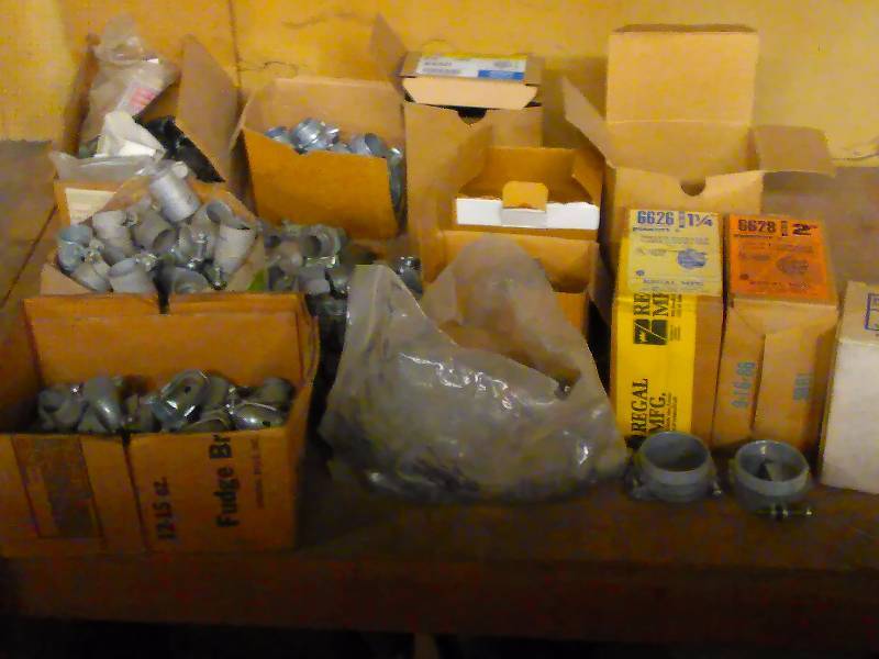 lot 361 image: Variety Conduit Fixtures, including cable connectors