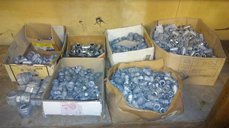 lot 385 image: Variety of Conduit Couplings and Connectors � See Pictures for Details.