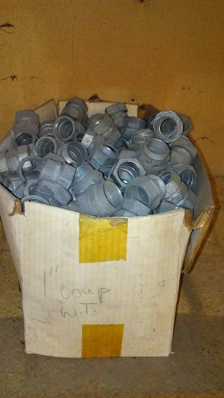 lot 387 image: Variety of Conduit Couplings and Connectors � See Pictures for Details.