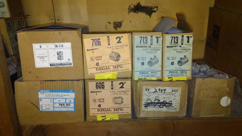 lot 409 image: Variety of Couplings and Connectors, see pictures for size variations