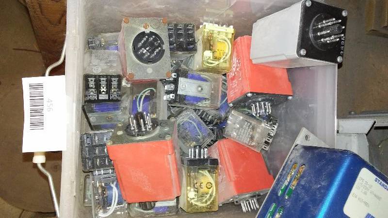 lot 456 image: Control Switches, Transformers (4) Sticky Numbers