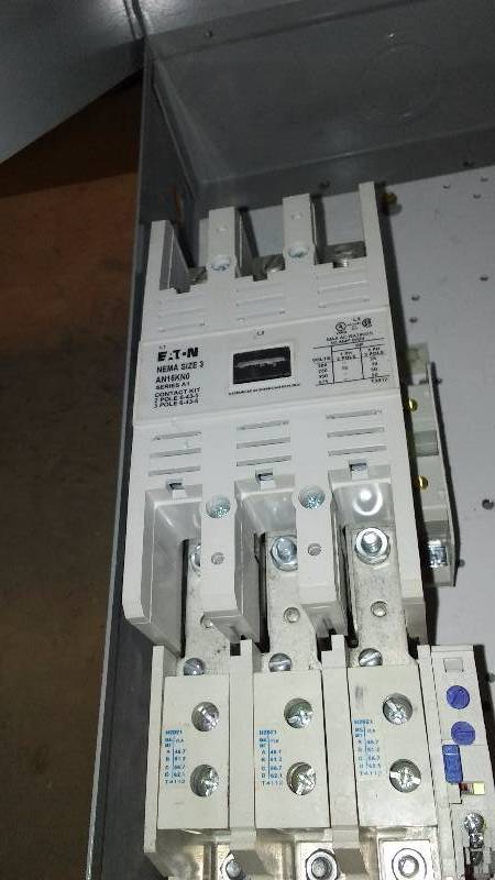 lot 459 image: Eaton NEMA Size 3, AN16KN0, Series A1, Contact Kit, 2 pole, 6-43-5 and 3 Pole 6-43-6