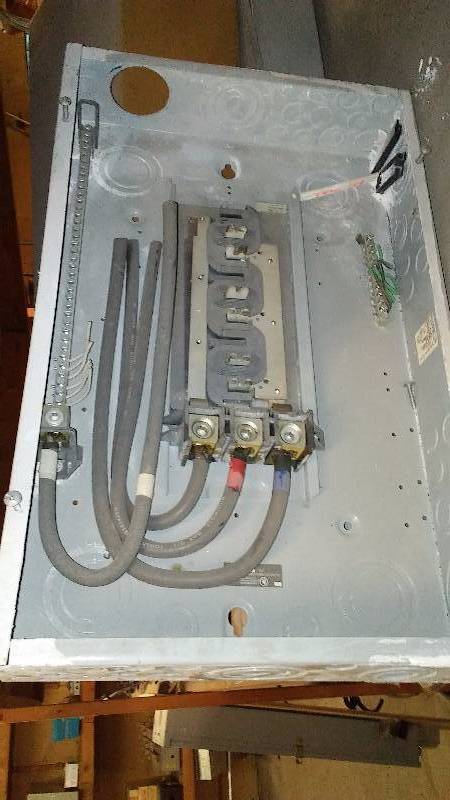 lot 486 image: Used 3 Phase Panel Box