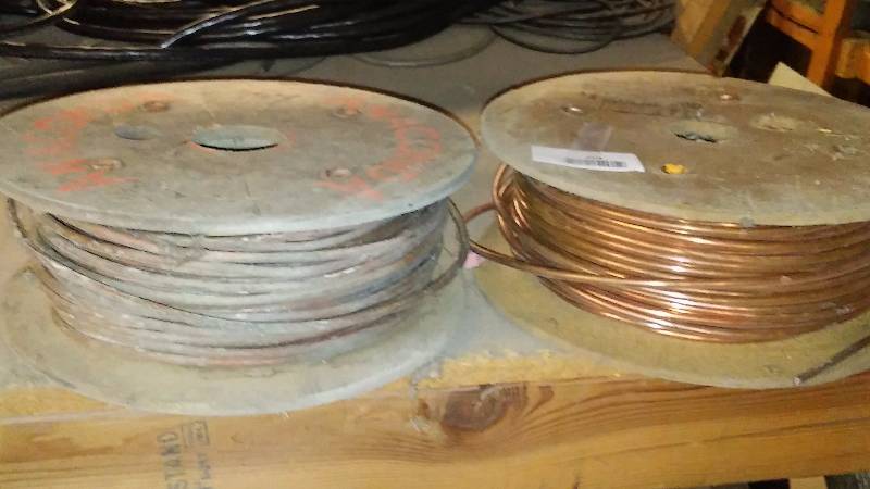 lot 493 image: Solid Copper Ground Wire (2 Rolls)