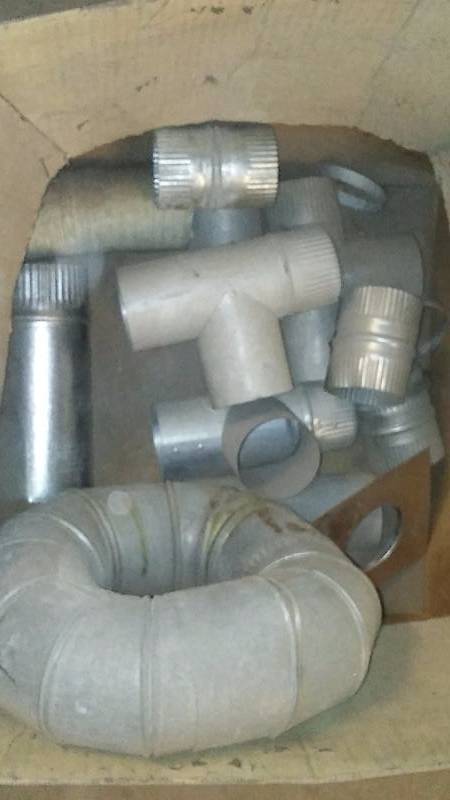 lot 505 image: Galvanized Duct Work 2 � and 3 Inch