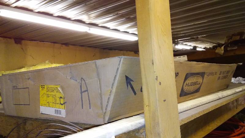 lot 514 image: Hubbell 2 ft. x 4 ft.   Troffer Fluorescent Light Kit