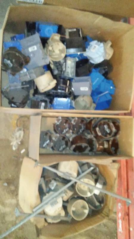 lot 572 image: Misc. Outlet Boxes, ceiling boxes