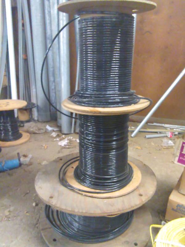 lot 629 image: (3) Partial Spools 4 AWG