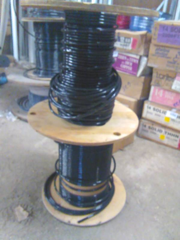 lot 630 image: (2) Partial Spools 4 AWG