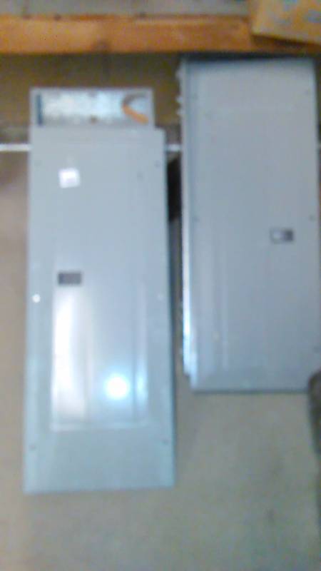 lot 738 image: Cutler Hammer 200 Amp Service Boxes � New (2)