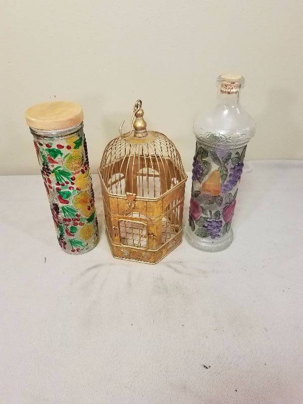 Bird Cage and Dcor Items
