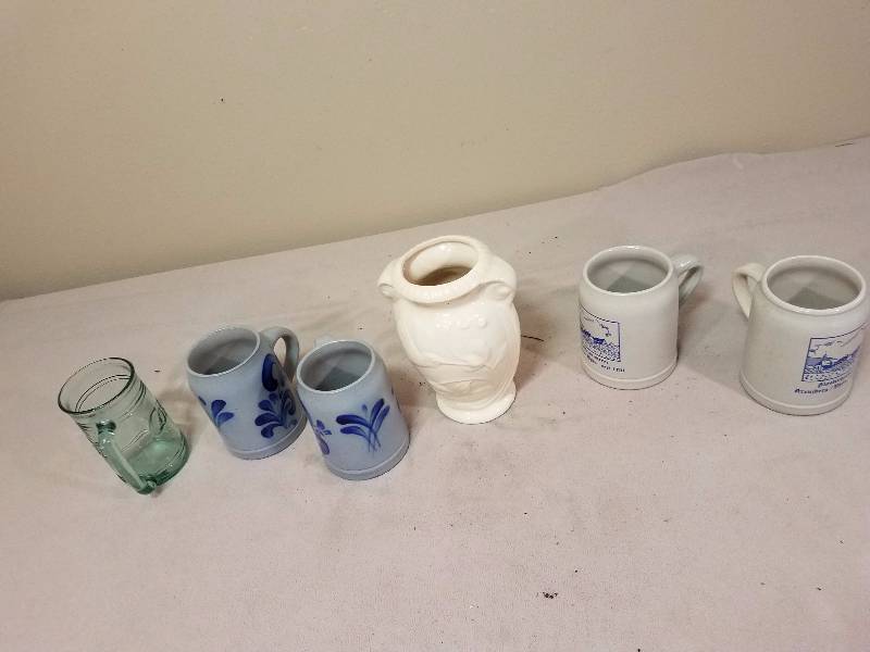 Coke Mug, Mugs and Vase Lot